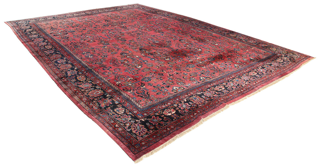 Tappeto Lillian Antico Persiano Autentico | Annodato a Mano 528x390cm - Image 2