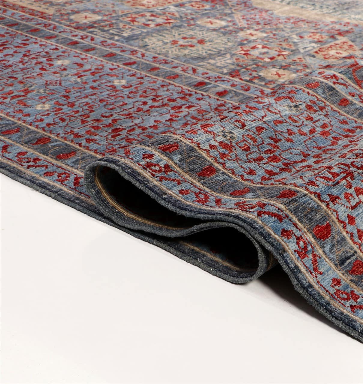 Tappeto Mamluk Moderno Multicolore, Fatto a mano, 541x359cm - Image 4