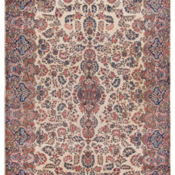 Tappeto Kerman Antico Persiano Autentico | Annodato a Mano 549x337cm