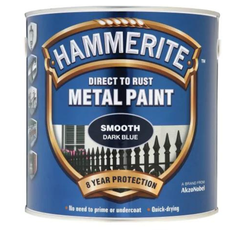 Hammerite Direct to Rust Smooth Finish Metal Paint - All Colours - All Sizes - Image 35