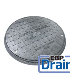 EBP 450mm Diameter Plastic 3.5 Tonne Loading - Locked Circular Manhole Cover