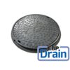 EBP 320mm Diameter Plastic 2.5 Tonne Loading - Locked Circular Manhole Cover