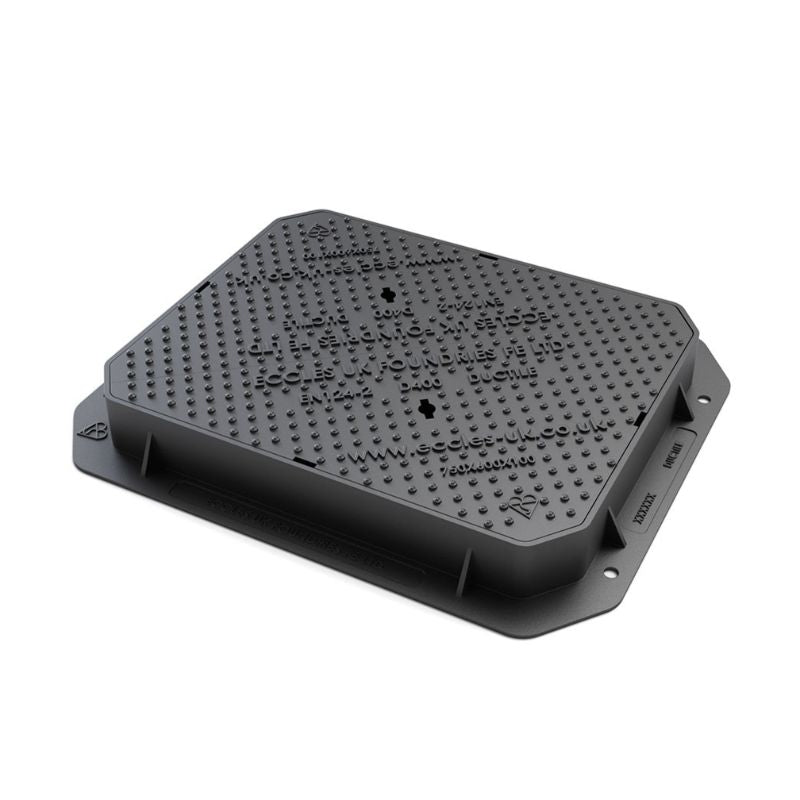 EBP Ductile Iron Class D400 Loading Double Triangular Manhole Cover - All Sizes - Image 6