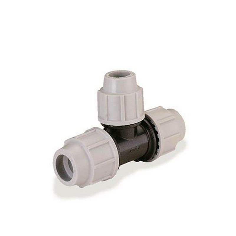 Plasson 90 Degree Tee Fitting - Polypropylene Plumbing Joint - Image 2