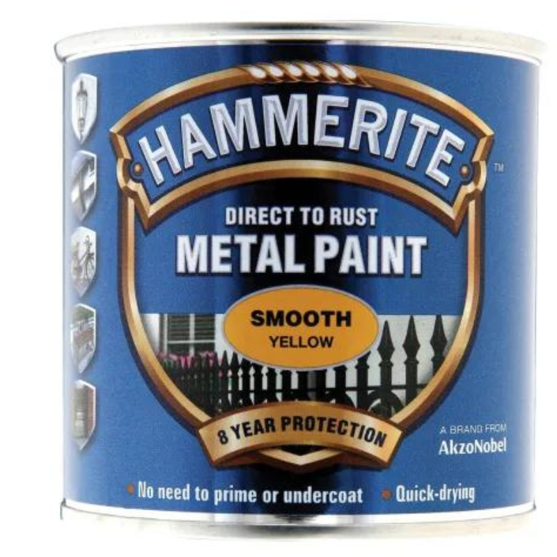 Hammerite Direct to Rust Smooth Finish Metal Paint - All Colours - All Sizes - Image 41