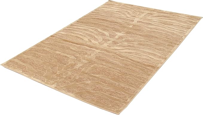 Tappeto Moderno di Design Tiger in Viscosa Premium 60x120 cm Beige Avorio – Elegante per Arredi Contemporanei - Image 3