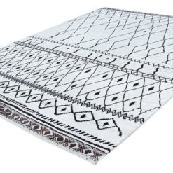 Alternative view of Tappeto design moderno bianco stile berbero, fatto a mano 276x197cm