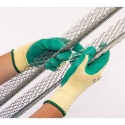 Alternative view of Draper Green Heavy Duty Latex Coated Work Gloves - Large