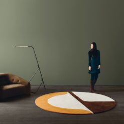 Alternative view of Amini Carpets - Tappeto JC-7 ISOLA ORANGE - Rotondo 200Ø cm