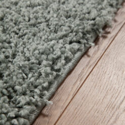 Alternative view of Tappeto Shaggy Boston Grigio Menta - Tinta Unita - Morbido e Resistente | Ideale per ogni ambiente