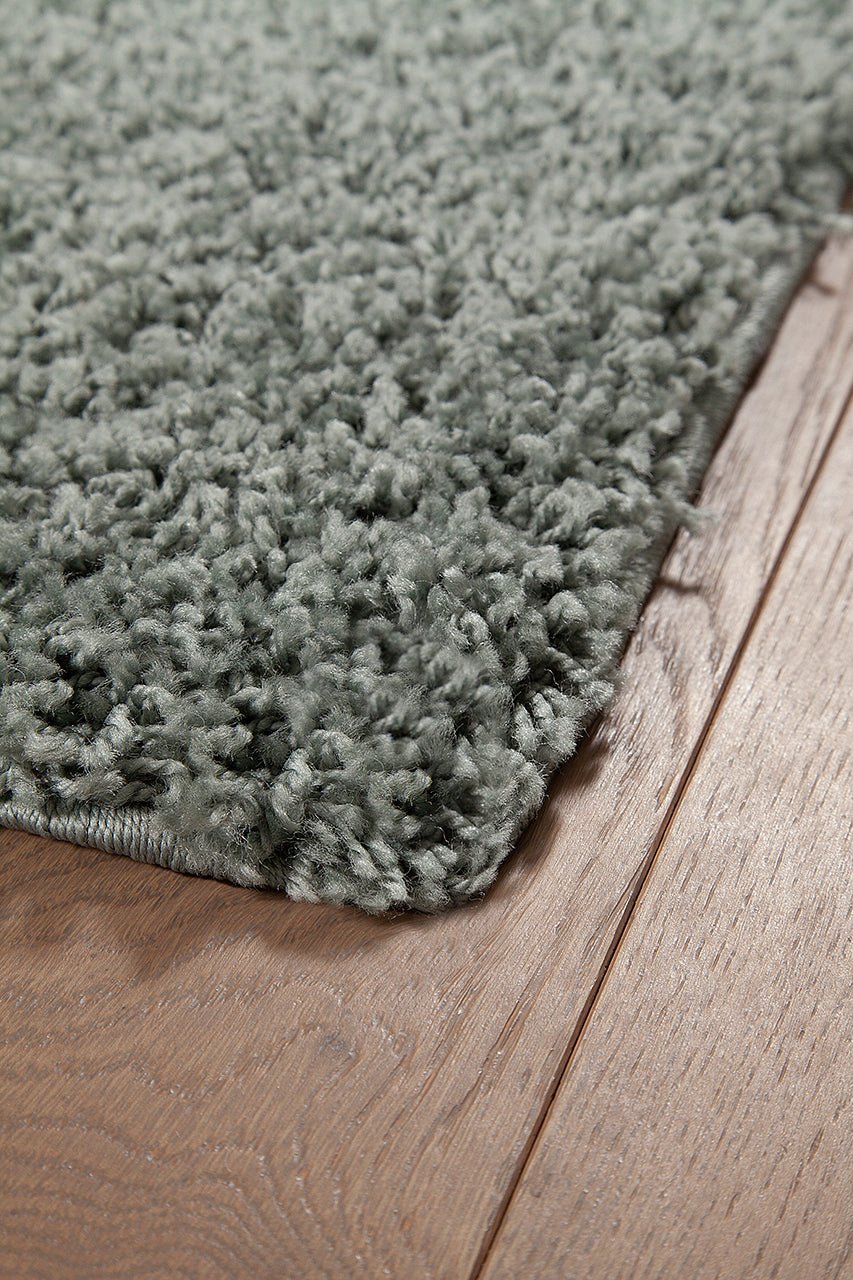 Tappeto Shaggy Boston Grigio Menta - Tinta Unita - Morbido e Resistente | Ideale per ogni ambiente - Image 4