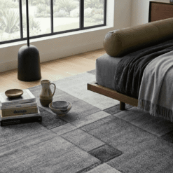 Alternative view of Tappeto moderno Timelapse Grey design multiblocco