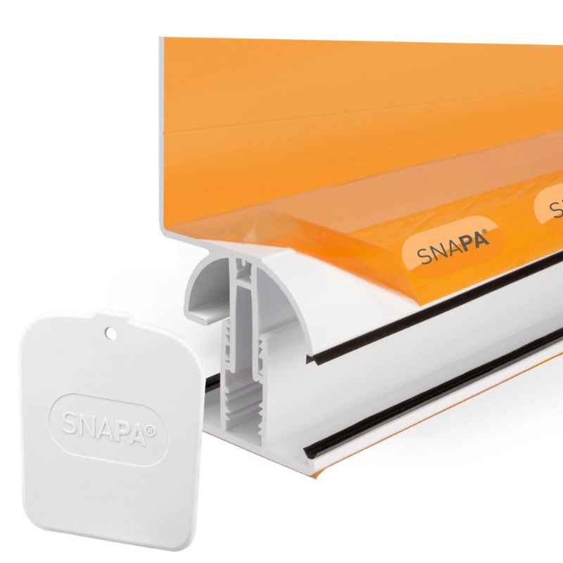 Snapa Wall Side Bar 10, 16, 25, 32, & 35mm White - All Sizes - Image 2