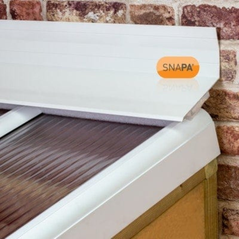 Snapa Top Wall Flashing White - All Sizes - Image 2