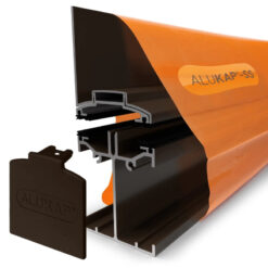 Alukap-SS Low Profile Wall Bar - Powder Coated Aluminium Glazing