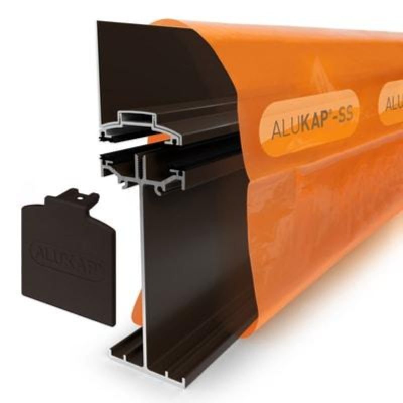 Alukap-SS High Span Aluminium Wall Bar - Powder Coated Glazing