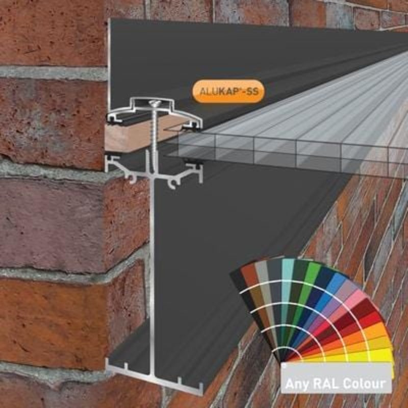 Alukap-SS High Span Aluminium Wall Bar - Powder Coated Glazing - Image 6