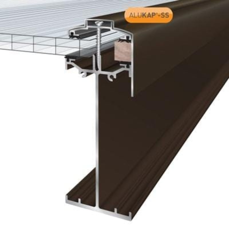 Alukap-SS High Span Aluminium Gable Bar - Powder Coated Full Range - Image 3