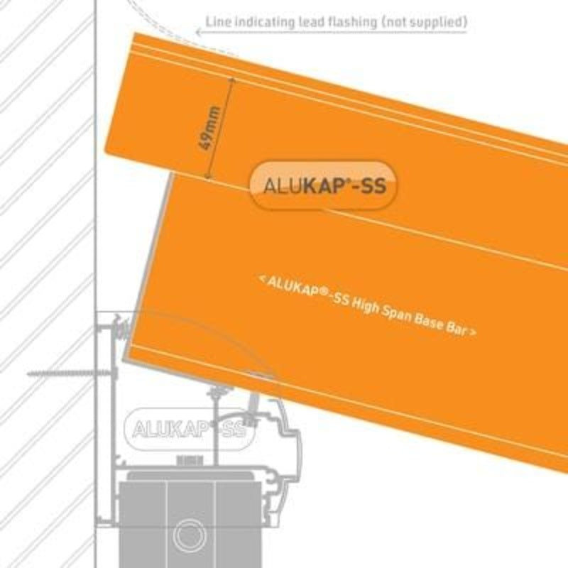 Alukap-SS High Span Aluminium Gable Bar - Powder Coated Full Range - Image 5