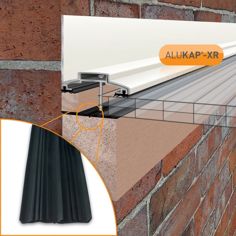 Alukap-XR 60mm Aluminium Wall Bar - Powder Coated with Gasket - Image 8