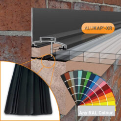 Alternative view of Alukap-XR 60mm Aluminium Wall Bar 3.0m - Powder Coated All Colours