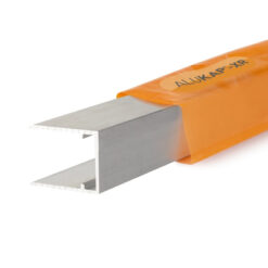 Alukap-XR 16mm Aluminium C Section - Polycarbonate Glazing Joint