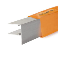 Alukap-XR 16mm Aluminium F Section Glazing Bar - Silver