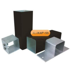 Alternative view of Alukap-SS Aluminium Post & Bracket Kit 3000mm - Powder Coated