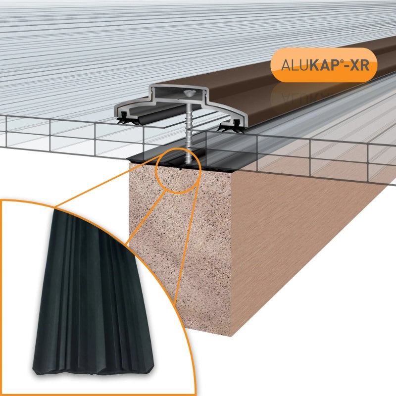 Alukap-XR 60mm Powder Coated Aluminium Glazing Bar System - Image 2
