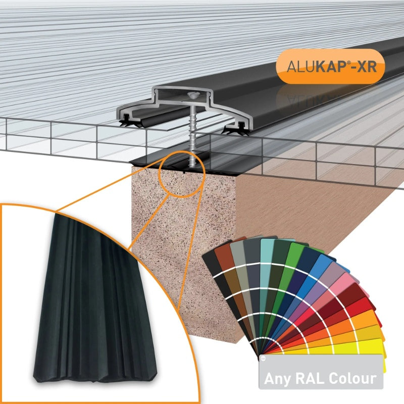 Alukap-XR 60mm Powder Coated Aluminium Glazing Bar System - Image 5