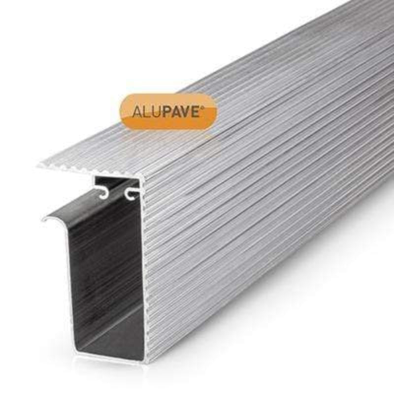 Alupave Fireproof Aluminium Flat Roof Side Gutter - Integral System - Image 2