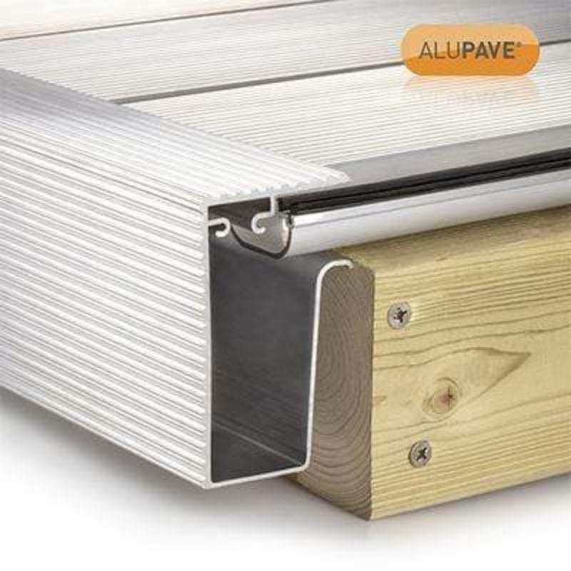 Alupave Fireproof Aluminium Flat Roof Side Gutter - Integral System - Image 6