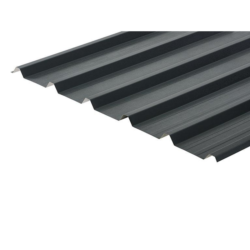 Cladco 32/1000 Box Profile PVC Plastisol Coated 0.7mm Metal Roof Sheet Anthracite - All Sizes - Image 17