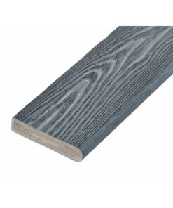 Cladco Capstock PVC-ASA Premium Woodgrain Effect Bullnose Decking Board 150mm x 32mm x 3.6m - All Colours