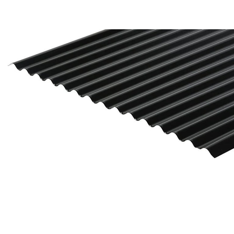Cladco Corrugated 13/3 Profile Polyester Paint Coated 0.5mm Metal Roof Sheet Black - All Sizes - Image 25