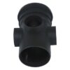 Brett Martin Cascade Push Fit Soil 110mm Single Socket 3 X Boss Pipe (Cast Iron Effect)
