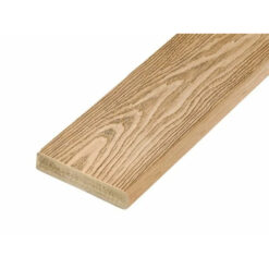 Alternative view of Cladco Capstock PVC-ASA Premium Woodgrain Effect Bullnose Decking Board 150mm x 32mm x 3.6m - All Colours