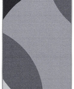 Tappeto per la Cucina Nero, Grigio - Antiscivolo