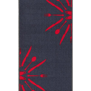 Tappeto cucina DINNER GREY RED
