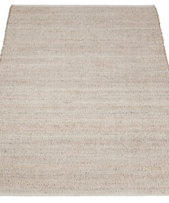 Alternative view of Tappeto Premium DUO WHITE in Iuta e Cotone - Realizzato a mano