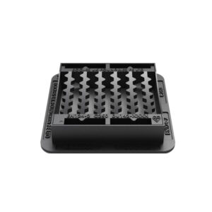 EBP 300mm x 300mm x 75mm Cast Iron B125 - Fixed Hinge and Dished Gully Grate