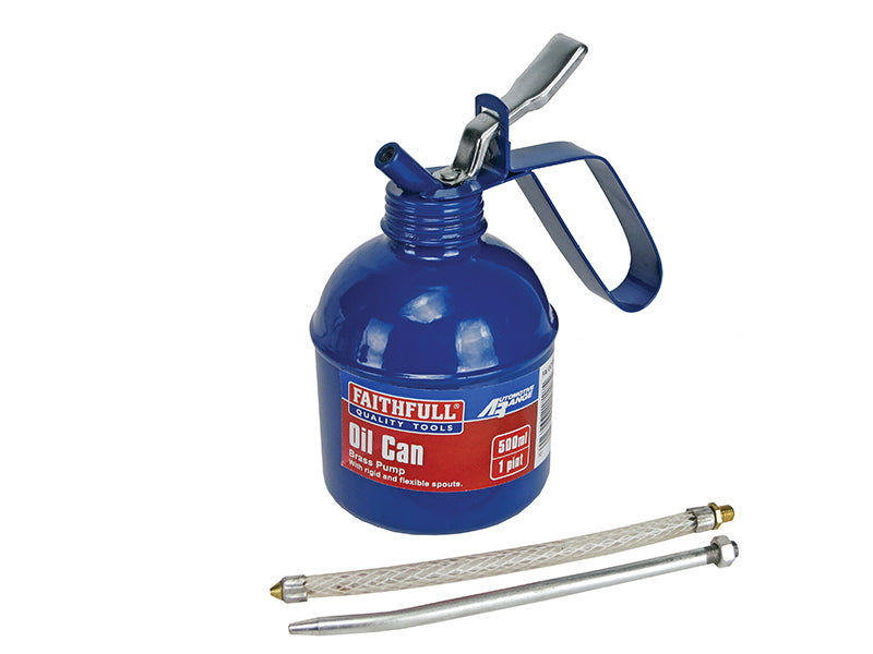 Faithfull Lever Type Oil Can 500ml - Image 3