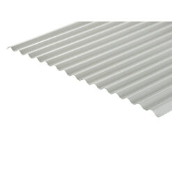 Cladco Corrugated 13/3 Profile PVC Plastisol Coated 0.5mm Metal Roof Sheet Goosewing Grey - All Sizes
