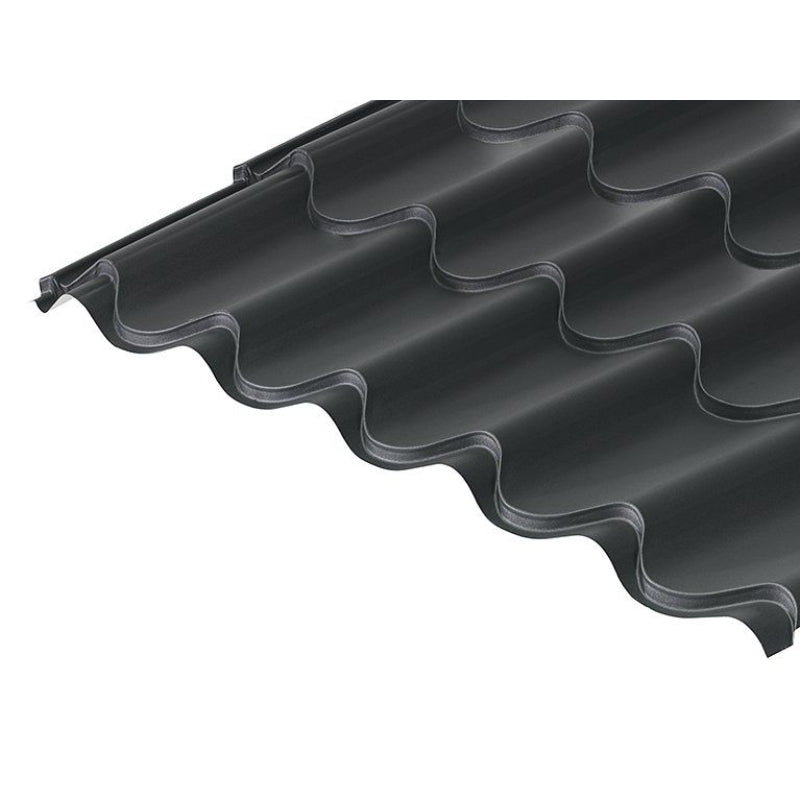 Cladco Tileform 41/1000 Tile Profile 0.6mm Mica Coated Sheet Black - All Sizes - Image 69