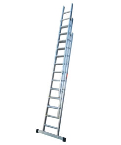 LFI PRo Triple Section 11 Rung Ladder 3m with Stabiliser
