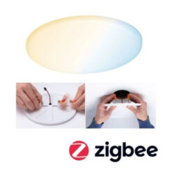 Alternative view of VariFit Veluna Round LED Recessed Panel Smart Home Zigbee