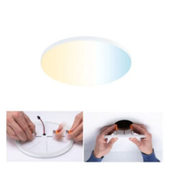 Alternative view of VariFit Veluna Edge Round LED Recessed Panel Smart Home Zigbee