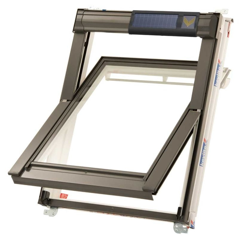 Keylite White PVC Centre Pivot Roof Window Hi-Therm Solar - All Sizes - Image 2