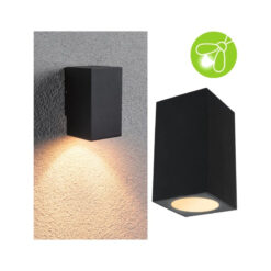 Outdoor 230V Flame LED Wall Light Insect Friendly - All Colours
