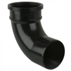 Brett Martin Soil 160mm 92.5 Degree Single Socket Bend - Black